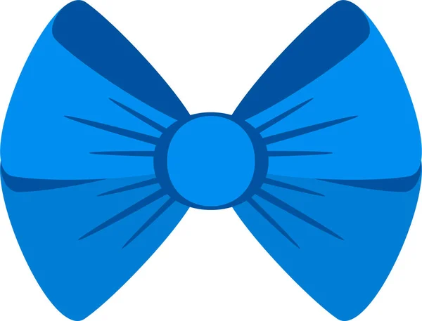 Arco azul festivo decorativo. Icono para tarjetas de felicitación. — Vector de stock