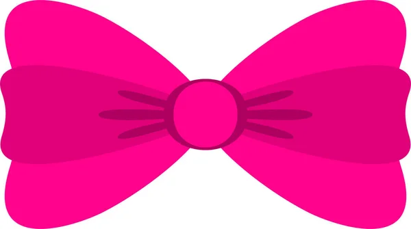 Arc rose festif décoratif. Icône pour cartes de vœux. — Image vectorielle