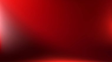 Stüdyo kırmızı gradyan bg. Kırmızı boş oda. Limbo doku duvar kağıdı. Ürün podyum afişi. Lüks kraliyet zarif gösterisi. İpek iç dekorasyon modeli. Gerçekçi vektör arkaplan illüstrasyonu, EPS 10.