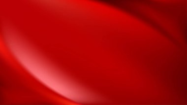 Stüdyo kırmızı bg gradyanı. Yumuşak, lüks ipek kıvrımlı, sıcak kırmızı perde. Boş 3D ürün podyumu. Zarif bir gölge ve özel gösterim için parlak bir ışık. Gerçekçi vektör arkaplan illüstrasyonu, EPS 10.