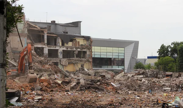 Demolition Buildings Urban Environments House Ruins — Stock Photo, Image