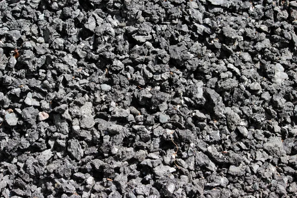 Textura Grano Grueso Material Abrasivo Negro Plateado Piedras Asfalto Para —  Fotos de Stock