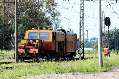 Demiryolu ve güvenlik kontrolleri bakım için railcar.