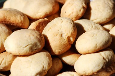 lezzetli ev yapımı kurabiye sayfası hazırlanması.