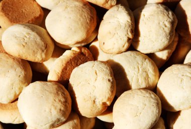 lezzetli ev yapımı kurabiye sayfası hazırlanması.