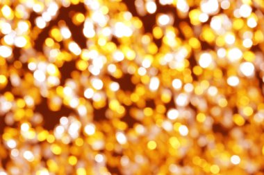 kaldırım ve yol ve bokeh yalan altın ve gümüş pullu ile Festival arka plan