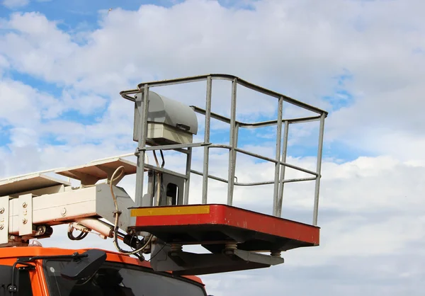 hydraulic lift heavy equipment machine is working.