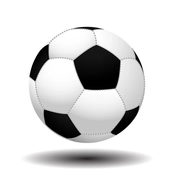 Soccer ball isolated on white background — Stock Vector