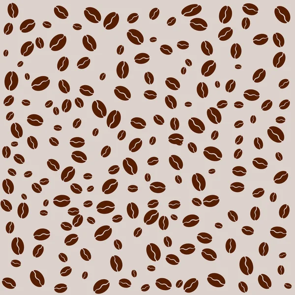 Contexte rempli de grains de café — Image vectorielle