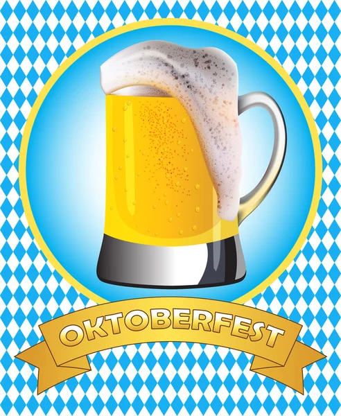 Diseño de póster Oktoberfest — Vector de stock