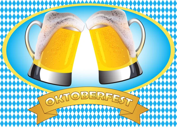 Projekt plakatu Oktoberfest — Wektor stockowy