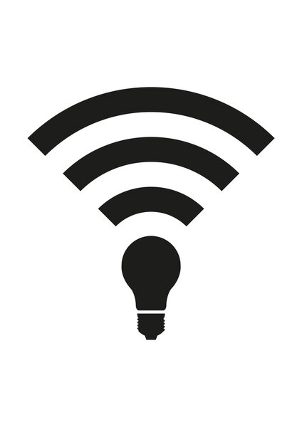 Li-Fi icon design concept
