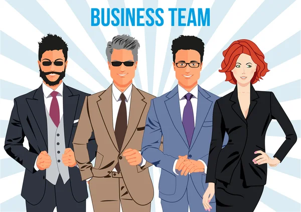 Business team and teamwork design concept Royalty Free Stock Illustrations