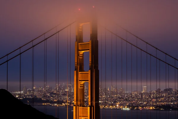 Golden Gate Bridge desde Kirby Cove, San Francisco, California, Estados Unidos — Foto de Stock