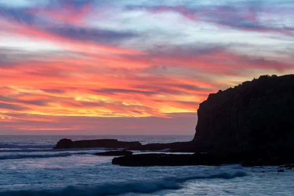 Winter Sunset Wilder Ranch State Park Santa Cruz California Usa — Stock Photo, Image