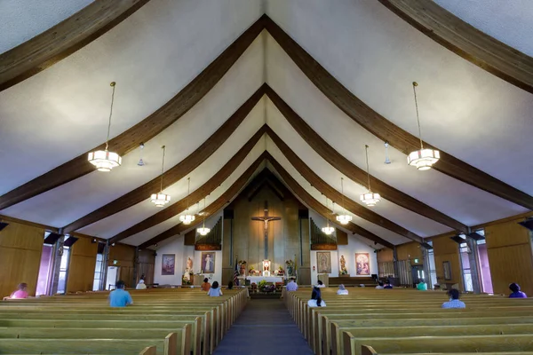 Iglesia Santuario Nuestra Señora Paz Santa Clara California — Foto de Stock