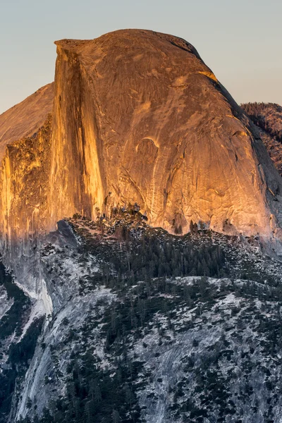 Yarım kubbe, günbatımı, Yosemite Milli Parkı, Ca — Stok fotoğraf