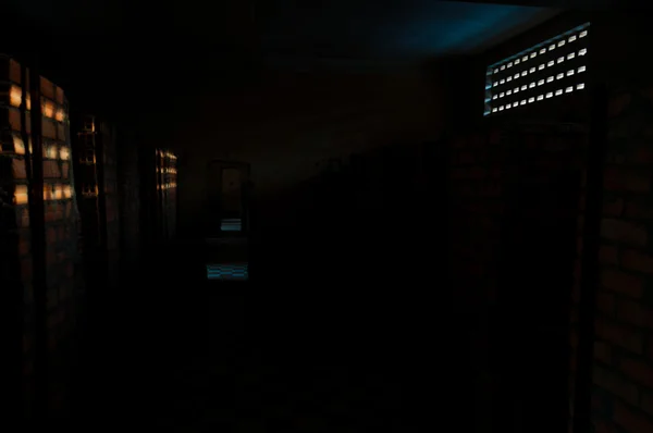S21 Tuol Sleng aula oscura — Foto de Stock