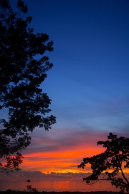 günbatımı Kosta Rika