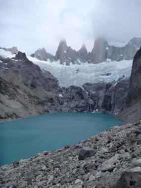  Laguna sucia park los glaciares Patagonya'nın