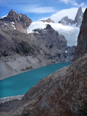 Laguna sucia park los glaciares Patagonya'nın