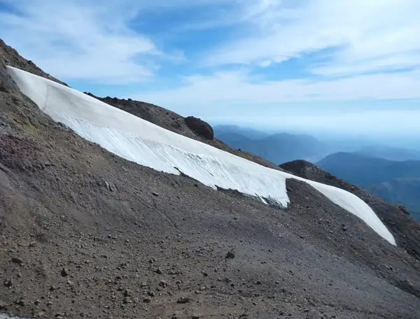 Sierra nevado ridge Şili'deki en üstten görüntülemek — Stok fotoğraf