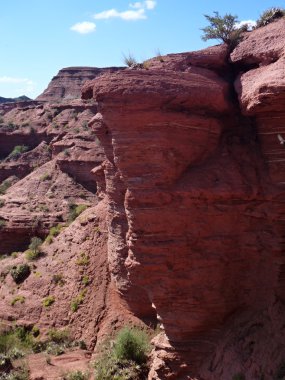 kırmızı kaya oluşumu, sierra de las quijadas Arjantin