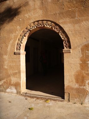 perge içinde terk edilmiş collegion kemerli arcade