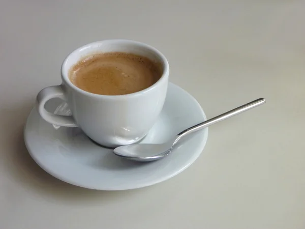 Xícara de café saboroso fresco — Fotografia de Stock