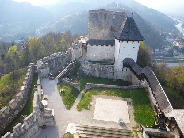 Medieval castelo Stari Grad em Celje, na Eslovénia — Fotografia de Stock