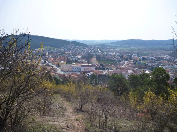 Stadtpanorama von tisnov in der Tschechischen Republik — Stockfoto