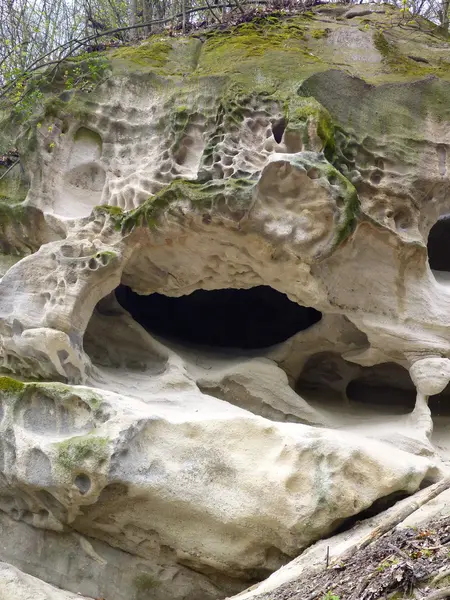 Formation rocheuse de grès avec des formes fantastiques — Photo