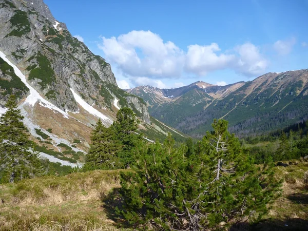 Montañas de Tatry en Eslovaquia en primavera — Foto de Stock