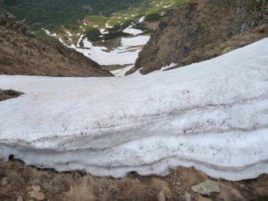 Tatry dağlara bahar Slovakya'da