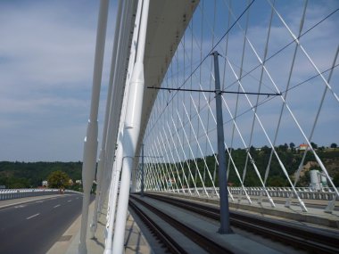 Yeni Çek Cumhuriyeti Prag Kalesi'ne Bridge'de