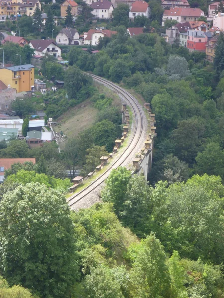 Panoramatic uitzicht over Prokopske vallei in Praag — Stockfoto