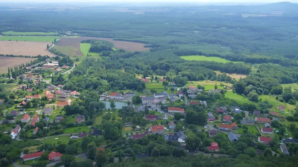 Widok z lotu ptaka krajobraz doksy — Zdjęcie stockowe