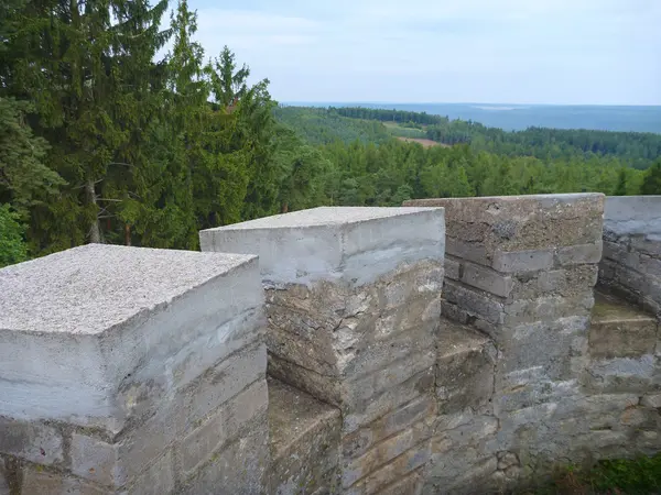 Панорама центральної богемії з огляду на місто Берун — стокове фото