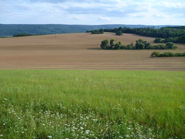 Paesaggio agricolo della campagna ceca — Foto Stock