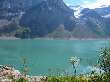 Avusturya Alpleri'nde Stausee mooserboden Barajı