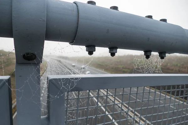 Una Struttura Acciaio Ponte Stradale — Foto Stock