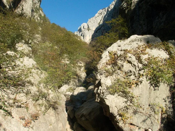Beroemde Natuurpark Paklenica Kloof Velebit Bergen Kroatië — Stockfoto