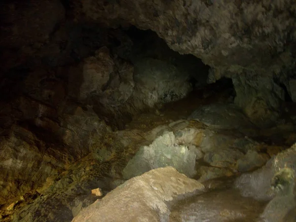 Kalksteengrot Mala Paklenica Kloof Kroatië — Stockfoto