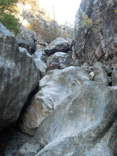 Célèbre Parc Naturel Paklenica Gorge Dans Les Montagnes Velebit Croatie — Photo