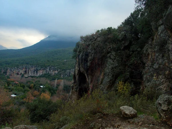 Paesaggio Famouns Zona Arrampicata Intorno Geyinbayiri Tacchino — Foto Stock