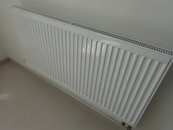 Detalle Del Panel Calefactor Interior Blanco Simple — Foto de Stock