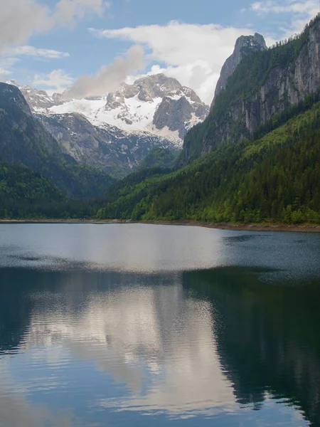 Hermosa Naturaleza Verano Los Alpes Austriacos Salzkammergut — Foto de Stock