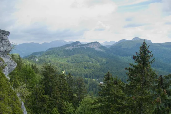 Piękne Lato Natura Austriackich Alpach Salzkammergut — Zdjęcie stockowe