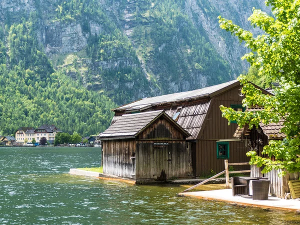 Traditionele Beroemde Historische Zout Mijnbouw Stadhuis Oostenrijk Alpen Salzkammergut — Stockfoto