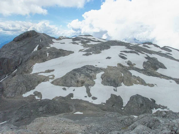 Arrampicata Konigsjodler Klettersteig Hochkonig Austria Alpi — Foto Stock